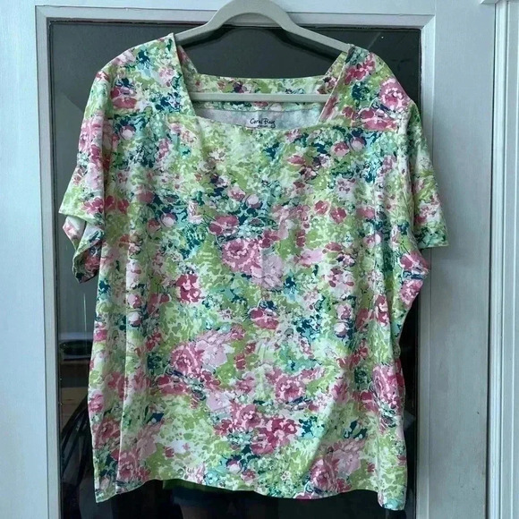 Coral Bay Square neck shirts 3x - Picture 1 of 4